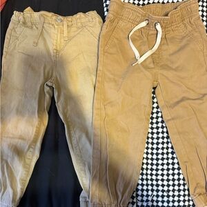 Toddler khaki joggers